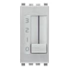 VIMAR - Commutatore a Slitta 1P 6(2)A 250V 4 Posizioni per Velocità Ventil-Convettori