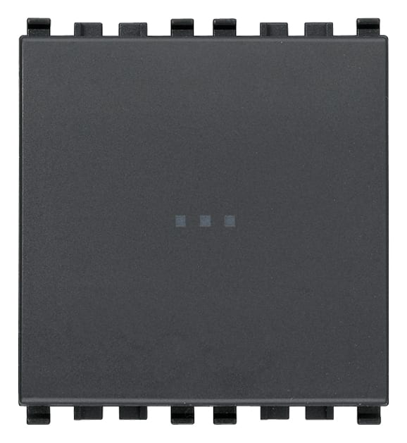 VIMAR - PULSANTE 1P NO 10A ASSIALE 2M GRIGIO 20108.2