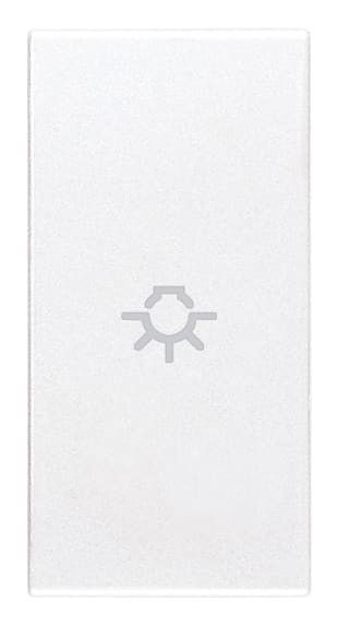 VIMAR - TASTO 1M SIMBOLO LUCE ASSIALE BIANCO 20131.L.B