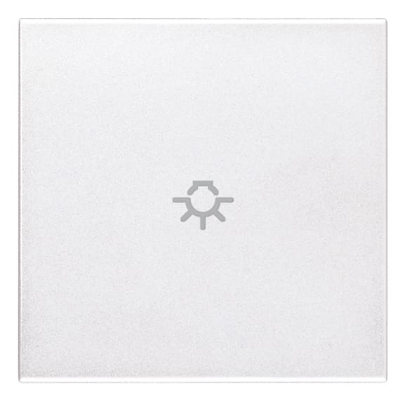 VIMAR - TASTO 2M SIMBOLO LUCE ASSIALE BIANCO 20132.L.B