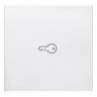 VIMAR - Tasto 2M Simbolo Chiave Assiale Bianco - Intercambiabile 2 Moduli Comandi Illuminabile