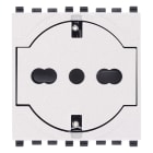 VIMAR - PRESA 2P+T P40 UNIVERSALE A FILO BIANCO