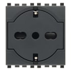 VIMAR - PRESA 2P+T P40 UNIVERSALE A FILO GRIGIO