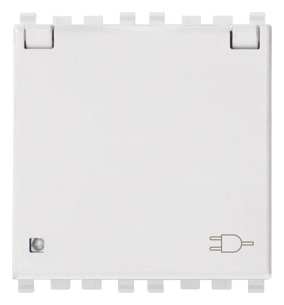 VIMAR - PRESA SICURY 2P+T 16A FR + COPER. BIANCO 20212.C.B