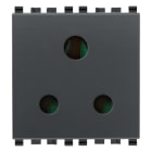 VIMAR - PRESA SICURY 2P+T 5A INGLESE GRIGIO 20214