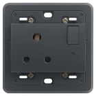 VIMAR - PRESA 2P+T 5A INGLESE INTER.+SPIA GRIGIO