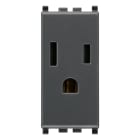 VIMAR - PRESA SICURY 2P+T 15A USA+SASO GRIGIO 20242