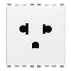 VIMAR - PRESA SICURY 2P+T 16A USA+EU BIANCO 20248.B