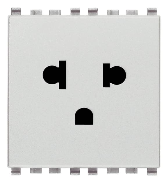 VIMAR - PRESA SICURY 2P+T 16A USA+EU NEXT 20248.N