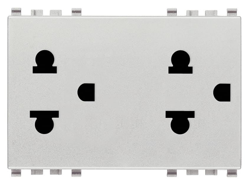 VIMAR - DUE PRESE SICURY 2P+T 16A USA+EU NEXT