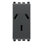 VIMAR - PRESA SICURY 2P+T 10A ARGENTINO GRIGIO