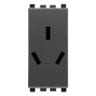 VIMAR - PRESA SICURY 2P+T 10A CINESE GRIGIO