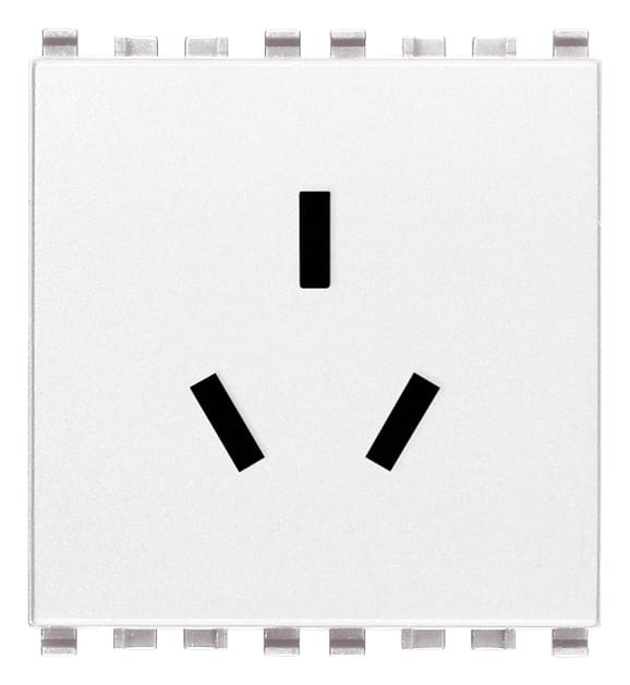 VIMAR - PRESA SICURY 2P+T 16A CINESE BIANCO