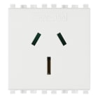 VIMAR - PRESA SICURY 2P+T 15A AUSTRALIA BIANCO 20262.B