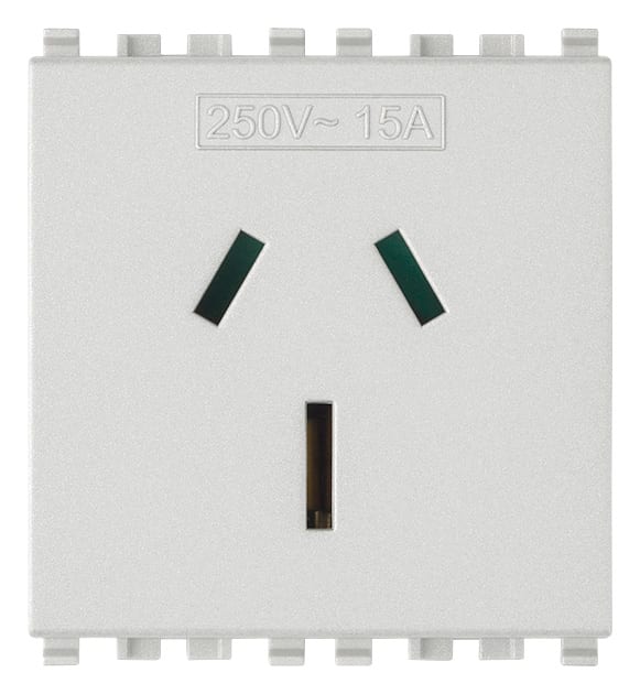 VIMAR - PRESA SICURY 2P+T 15A AUSTRALIA NEXT 20262.N