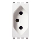 VIMAR - PRESA SICURY 2P+T 20A BRASILIANO BIANCO 20265.B