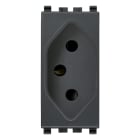 VIMAR - PRESA SICURY 2P+T 20A BRASILIANO GRIGIO 20265