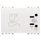 VIMAR - PRESA PER RASOIO 230V BIANCO