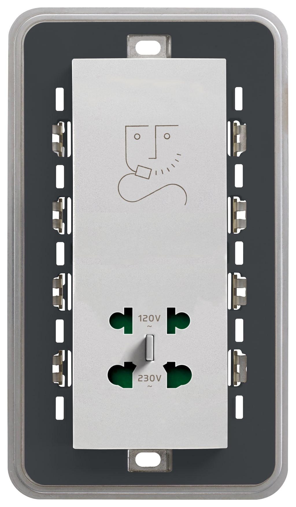 VIMAR - PRESA PER RASOIO VERTICALE 230V NEXT 20291.N