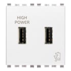 VIMAR - Unità di Alimentazione USB 5V 2,1A Bianco Ottimizzata per Tablet, Smartphone e Phablet 20295.B