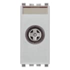 VIMAR - Presa TV-RD-SAT Diretta con Connettore Maschio e Attenuazione 1 dB, 5-2400 MHz, Passaggio Corrente e Segnali Controllo