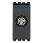 VIMAR - Presa TV-RD-SAT Grigio con Connettore Maschio e Attenuazione 1 dB, Passaggio Corrente e Segnali Controllo 24V 500mA Max