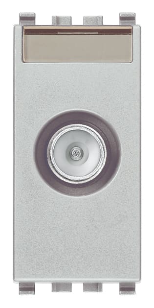 VIMAR - Presa Passante Coassiale Tv-Rd-Sat 5-2400 Mhz Connettore Maschio Attenuazione Derivazione 10 Db