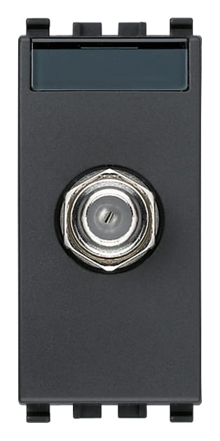 VIMAR - PRESA COASSIALE TIPO F FEMMINA GRIGIO