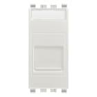 VIMAR - Presa RJ11 6/4 con Portello Antipolvere, 6 Posizioni 4 Contatti, Morsetti a Vite