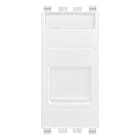 VIMAR - Presa RJ45 Cat6 UTP con Portello Antipolvere Bianco - Cablaggio Universale T568A/B, 8 Contatti, Morsetti Isolanti 20337.6.B
