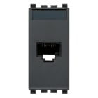 VIMAR - Presa Rj45 Cat6A Ftp Grigio - Connettore Netsafe, Schermata, Cablaggio Universale, 8 Contatti, Morsetti Ad Incisione D'Isolante 20339.16