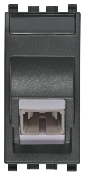 VIMAR - Presa Ottica Multimodale 50/125 µm con Adattatore SC Simplex Grigio