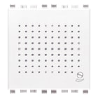 VIMAR - Suoneria Elettronica 3 Sequenze Sonore Regolabili 12V Bianco - Moduli Tritonale Bitonale Ronzatore Alimentazione 12V~ 50-60 Hz 12Vdc 20380.B