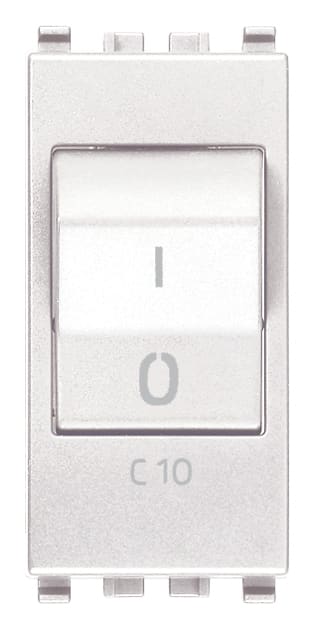 VIMAR - INTERRUTTORE MT 1P+N C10 120-230V BIANCO
