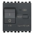 VIMAR - Interruttore Automatico Magnetotermico Differenziale 1P+N C10 10Ma Grigio - Protezione Differenziale 10Ma, 120-230 V~ 50-60 Hz, P.I. 3000 A