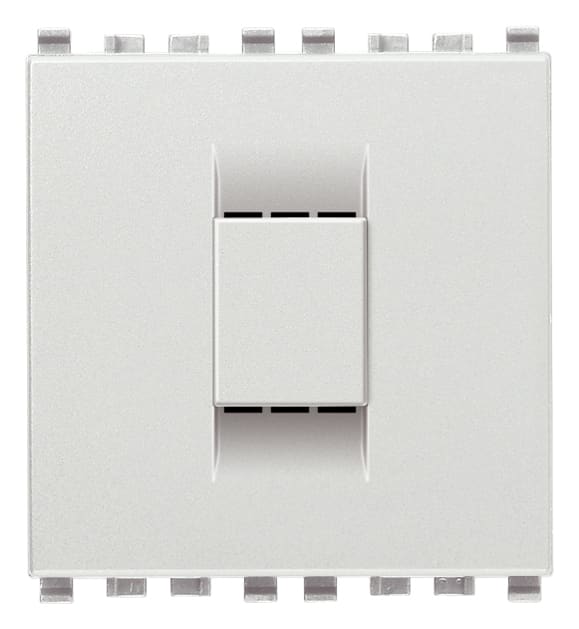 VIMAR - Sensore Elettronico di Umidità Next - Attivo, 1 Uscita 0-10 V o 4-20 mA, Alimentazione 12/24V, 2 Moduli, Integrabile con Sistema Domotico By-Me 20433.N