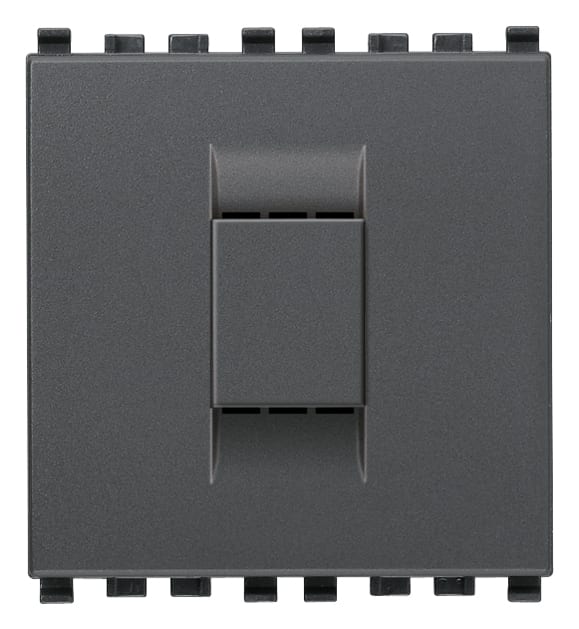 VIMAR - Sensore Elettronico Umidità Grigio Attivo 1 Uscita 0-10 V 4-20 Ma Alimentazione 12/24V 2 Moduli Integrabile Sistema Domotico By-Me 01467