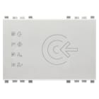 VIMAR - Lettore transponder esterno KNX Next, installazione esterna, 2 uscite relè NO 4A 24V, 2 ingressi, alimentazione 12-24V, 3 moduli, senza carta.