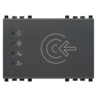 VIMAR - LETTORE TRANSPONDER EST. TROP.KNX GRIGIO