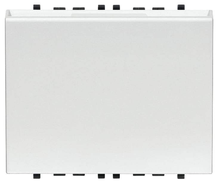 VIMAR - Interruttore Verticale Elettronico con Relè 4A 250V, Alimentazione 120-230V, Illuminazione Tasca, Trimmer Tempo Spegnimento, 2 Moduli