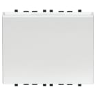 VIMAR - Interruttore Verticale Elettronico con Relè 4A 250V, Alimentazione 120-230V, Illuminazione Tasca, Trimmer Tempo Spegnimento, 2 Moduli 20463.N