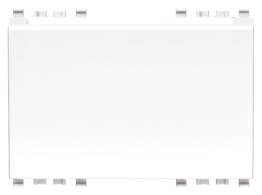 VIMAR - Interruttore Badge Verticale Bianco Elettronico Tasca Uscita Relè Scambio 16A 250V Alimentazione 230V 50-60Hz 24Vdc 3 Moduli 20465.B