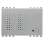 VIMAR - Sirena Da Interno Next - 2 Suonerie Selezionabili, Volume Beep, Led Rosso, 3 Moduli