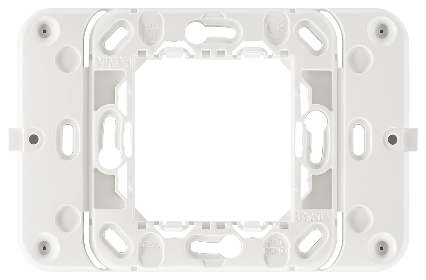 VIMAR - SUPPORTO RADIO PLACCA 2M O 2MC BIANCO 20507.B