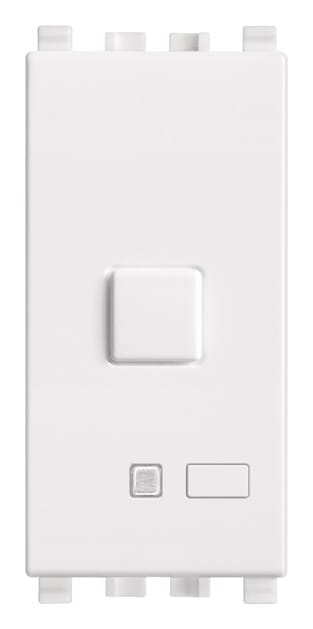 VIMAR - Sonda di temperatura domotica bianca per controllo ambiente, gestione impianti, comando fan-coil, interfacciabile con attuatore proporzionale.