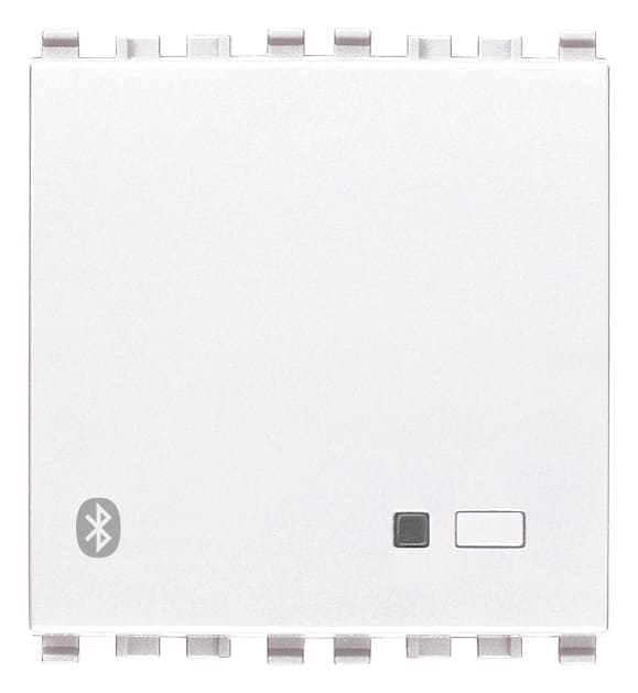 VIMAR - Interfaccia Bluetooth Bianco By-Me 2M per Domotica - Memorizzabili Fino a 8 Dispositivi Mobile - 2 Moduli