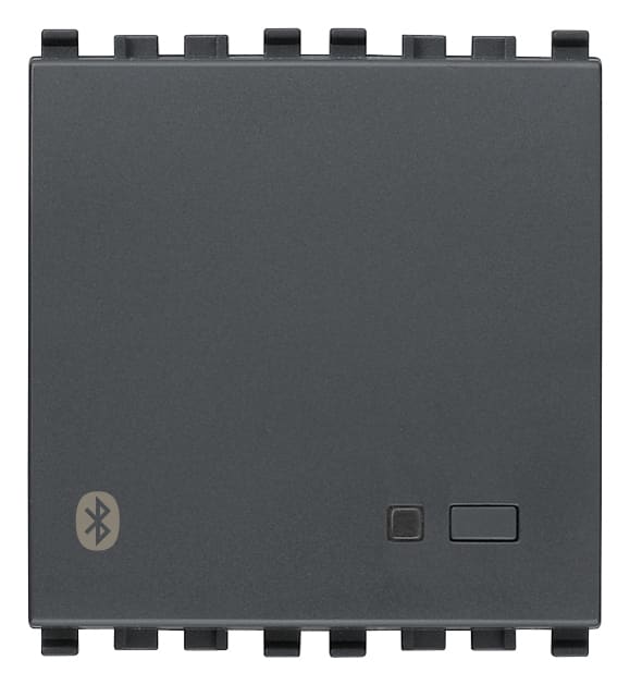 VIMAR - Interfaccia Bluetooth Grigio By-Me 2M - Per Domotica, Memorizzabili Fino 8 Dispositivi Mobile - 2 Moduli