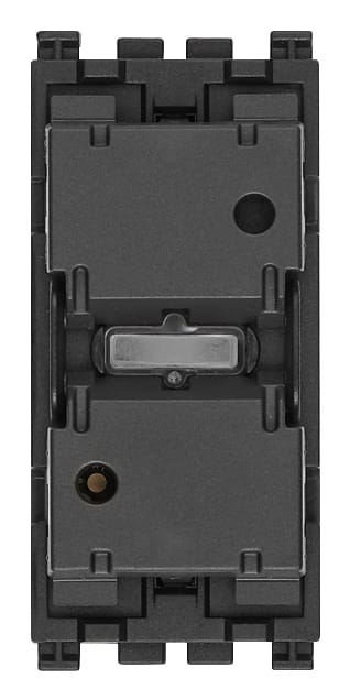 VIMAR - Meccanismo dimmer IoT 220-240V, elettronico VIEW Wireless per lampade 20-200W, doppia tecnologia Bluetooth 5.0 e Zigbee 3.0, LED RGB, 1 modulo Eikon. 20595.0