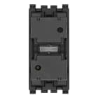 VIMAR - Meccanismo dimmer IoT 220-240V, elettronico VIEW Wireless per lampade 20-200W, doppia tecnologia Bluetooth 5.0 e Zigbee 3.0, LED RGB, 1 modulo Eikon. 20595.0