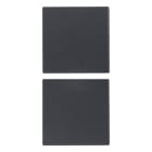 VIMAR - DUE MEZZI TASTI 1M FISSI NEUTRI GRIGIO 20751.0